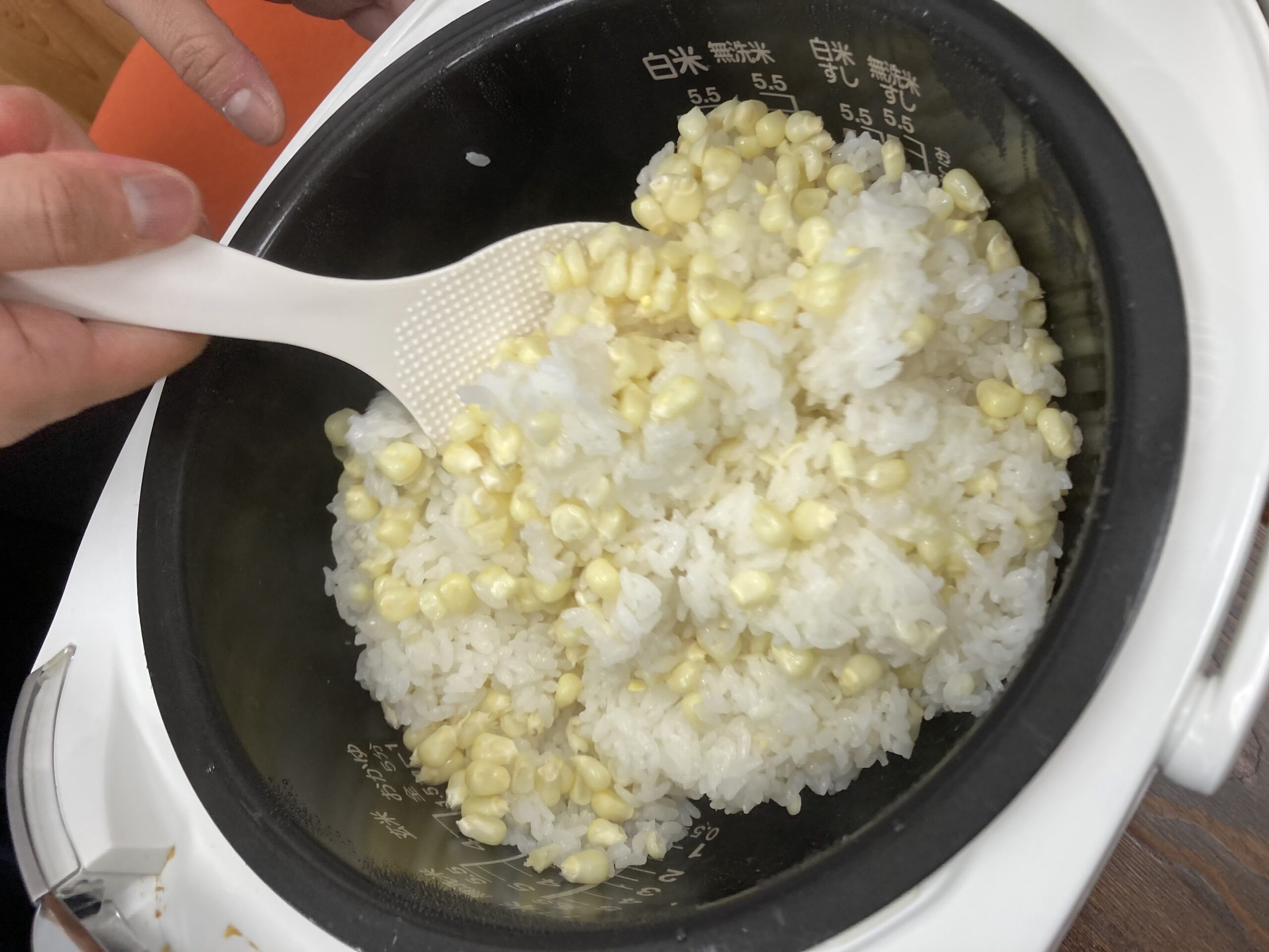 とうもろこしご飯